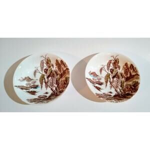 Set of 2 Nasco Sayonara China 6" dessert bowl Oriental Village Japan